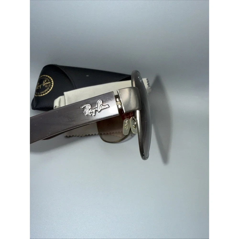 RAY-BAN Authentic Sunglasses RB 3471 Matte Gunmetal  Gradient Lens & Case/Cloth